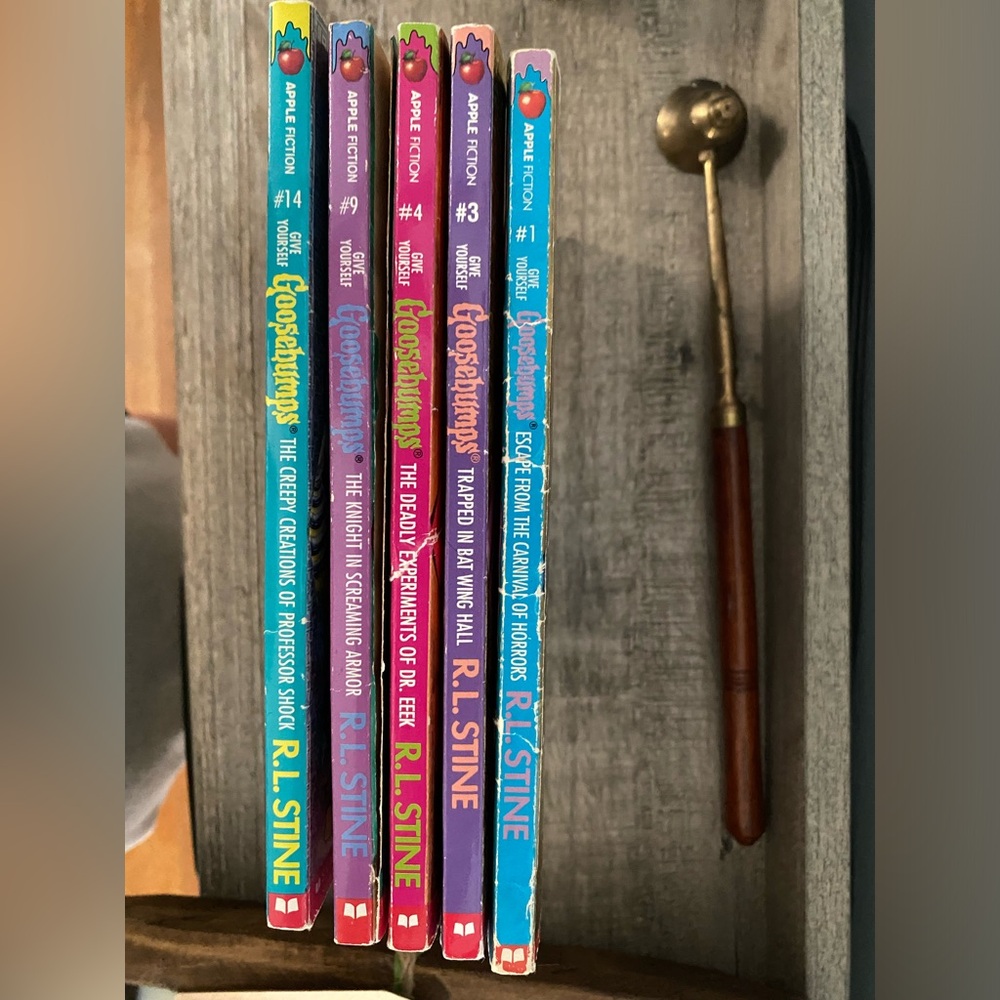 Goosebumps choose your own scare books